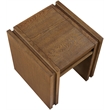 Meridian Furniture Stanton Brown Solid Wood End Table