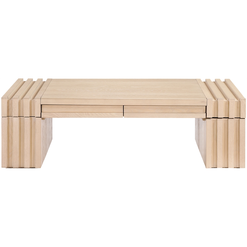 Meridian Furniture Stanton Natural Solid Wood Coffee Table