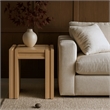 Meridian Furniture Stanton Natural Solid Wood End Table