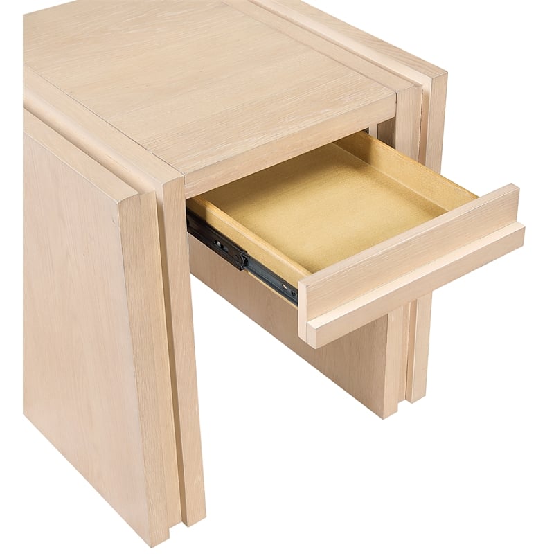 Meridian Furniture Stanton Natural Solid Wood End Table