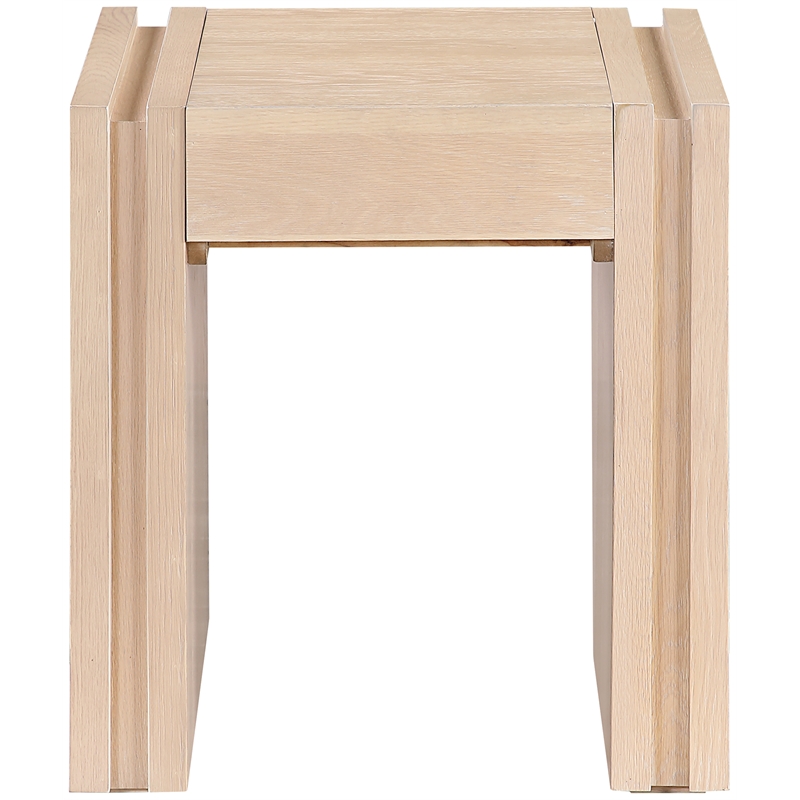 Meridian Furniture Stanton Natural Solid Wood End Table
