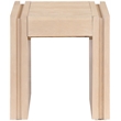 Meridian Furniture Stanton Natural Solid Wood End Table