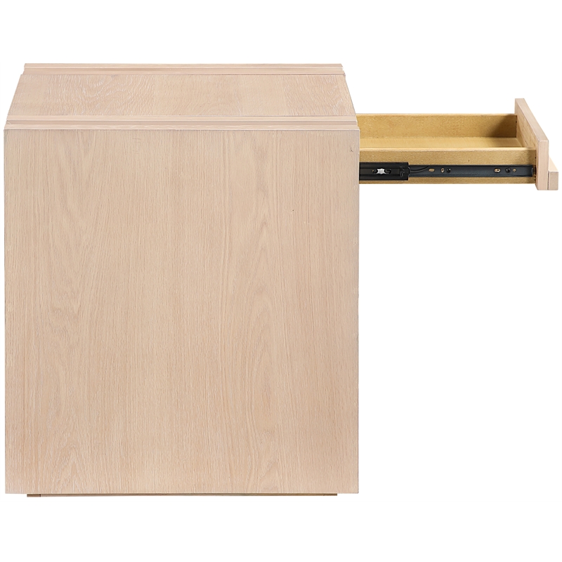 Meridian Furniture Stanton Natural Solid Wood End Table