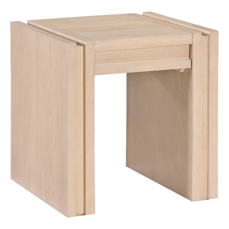 Meridian Furniture Stanton Natural Solid Wood End Table