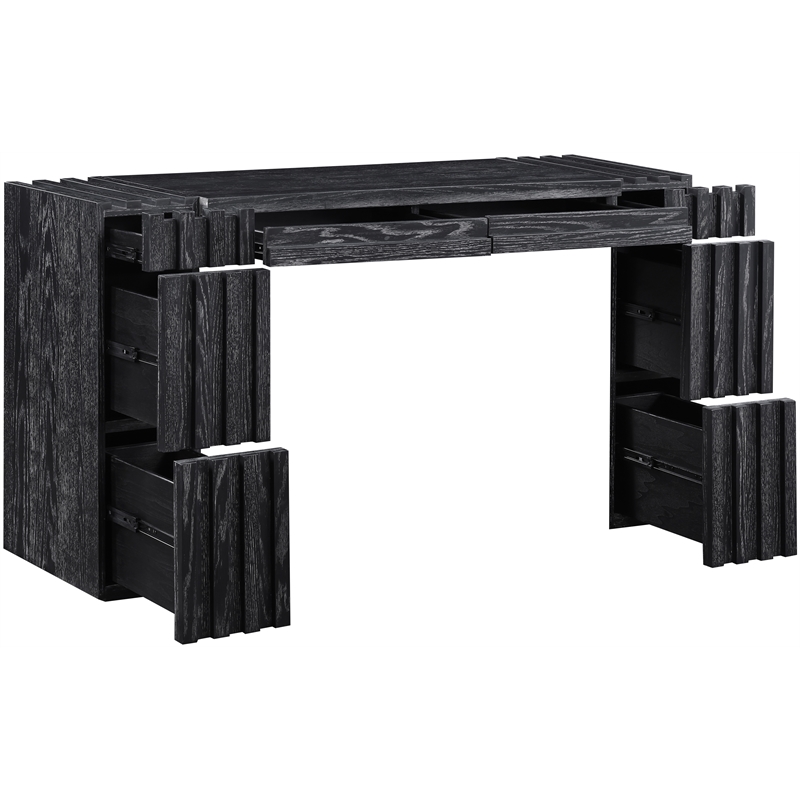 Meridian Furniture Stanton Black Solid Wood Console Table