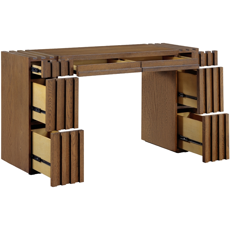 Meridian Furniture Stanton Brown Solid Wood Console Table