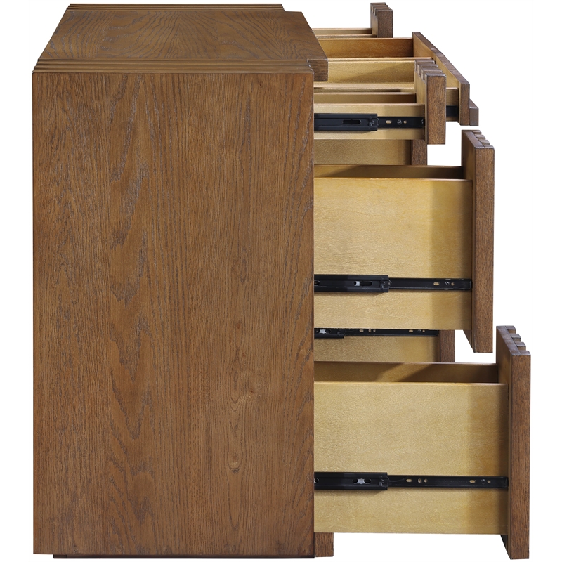 Meridian Furniture Stanton Brown Solid Wood Console Table