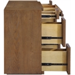 Meridian Furniture Stanton Brown Solid Wood Console Table