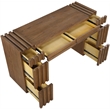 Meridian Furniture Stanton Brown Solid Wood Console Table
