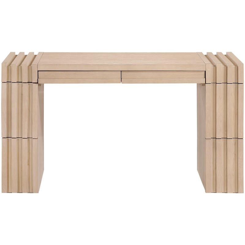 Meridian Furniture Stanton Natural Solid Wood Console Table