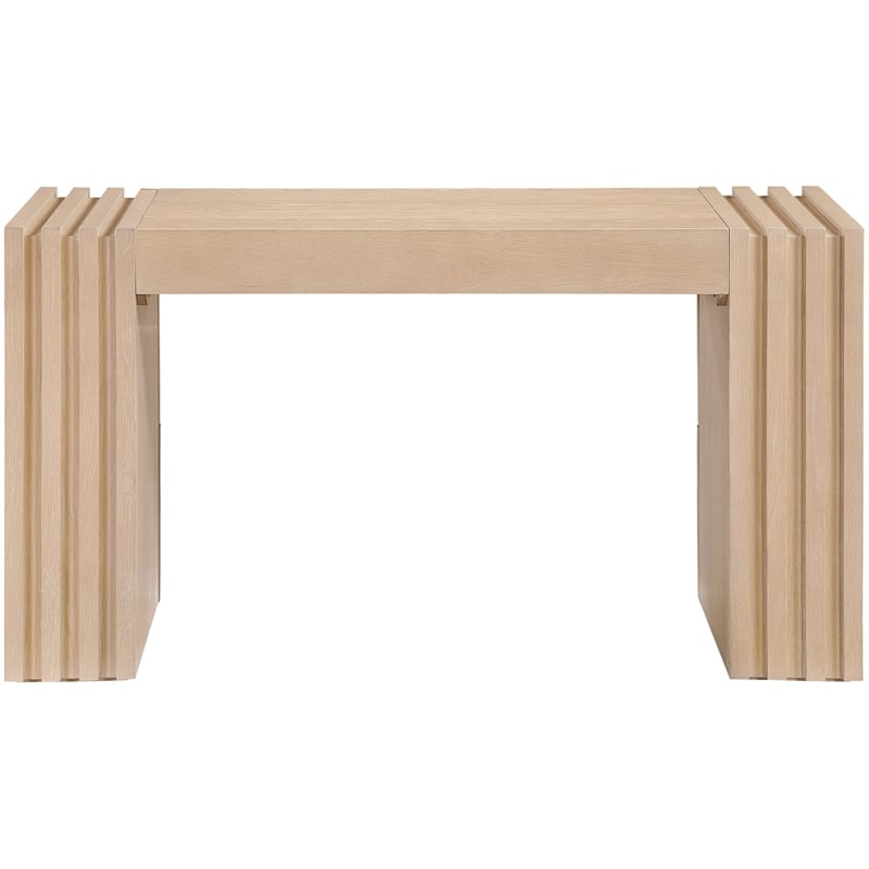 Meridian Furniture Stanton Natural Solid Wood Console Table