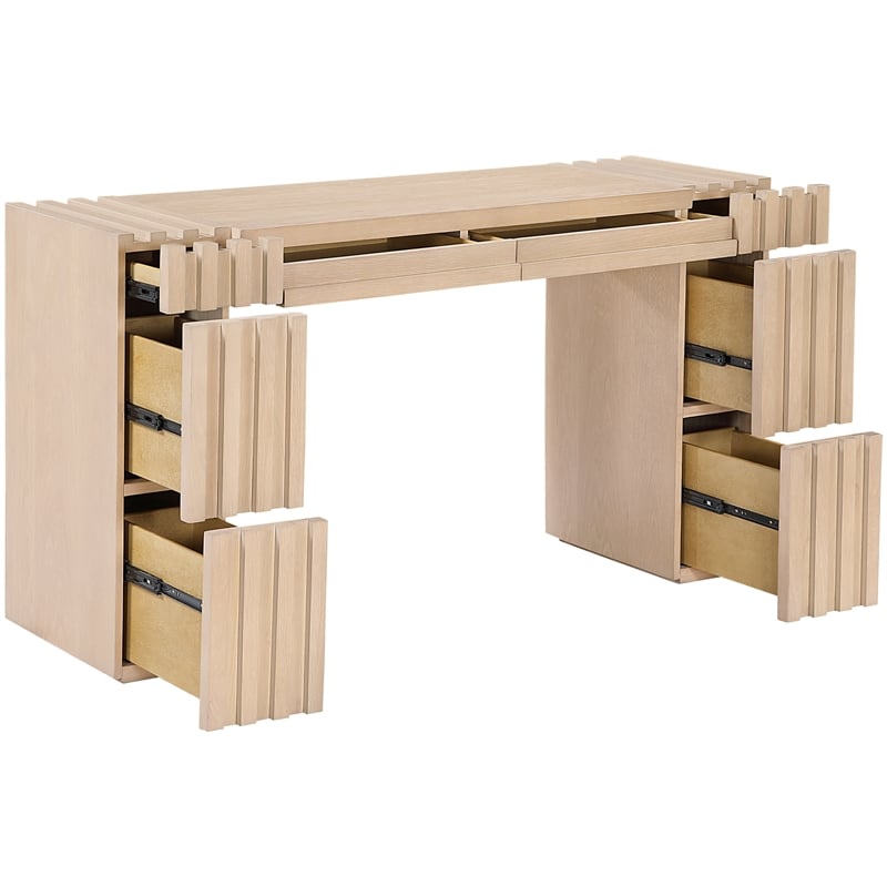 Meridian Furniture Stanton Natural Solid Wood Console Table