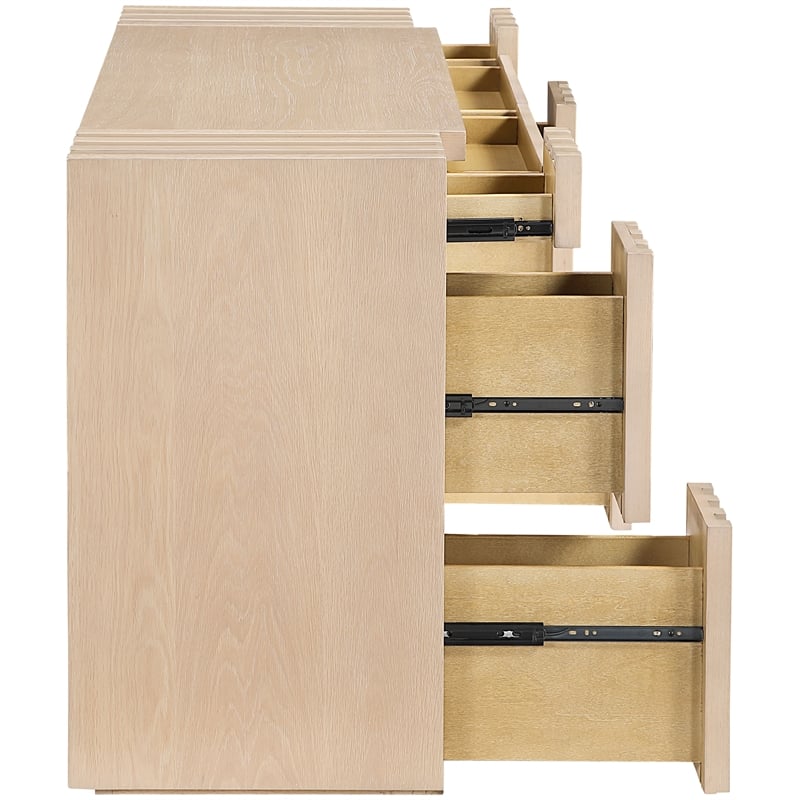 Meridian Furniture Stanton Natural Solid Wood Console Table