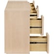 Meridian Furniture Stanton Natural Solid Wood Console Table