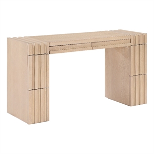 Meridian Furniture Stanton Natural Solid Wood Console Table