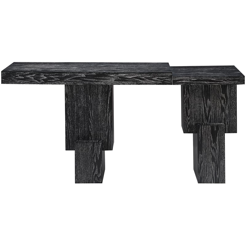 Meridian Furniture Anzio Black Solid Wood Console Table