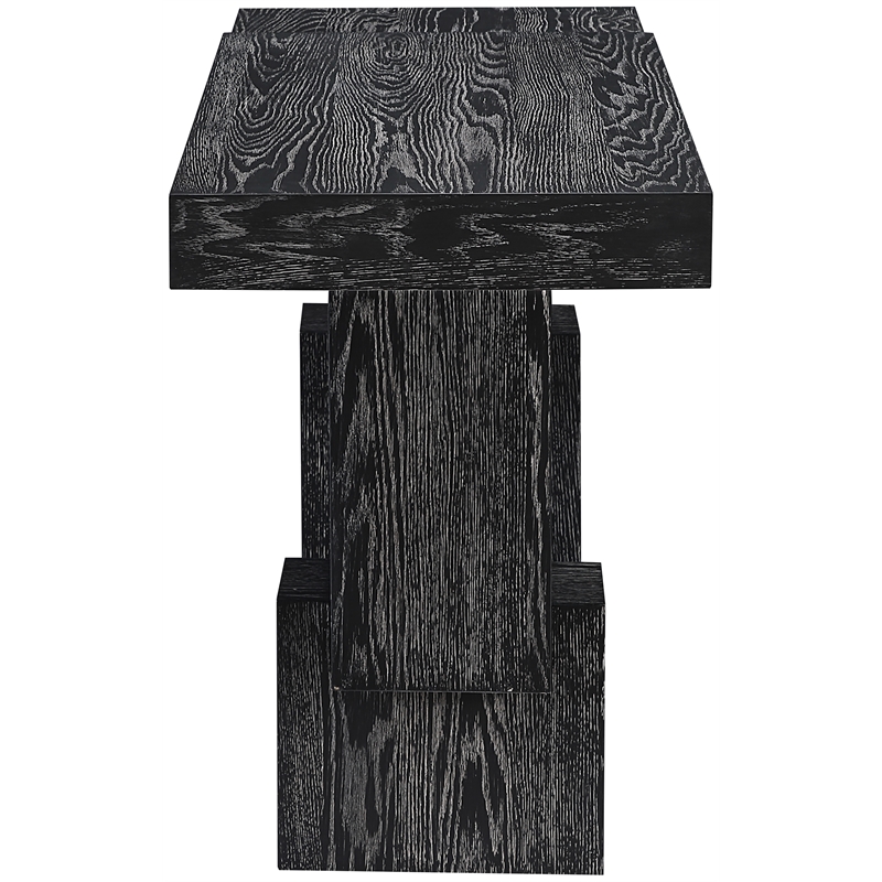 Meridian Furniture Anzio Black Solid Wood Console Table