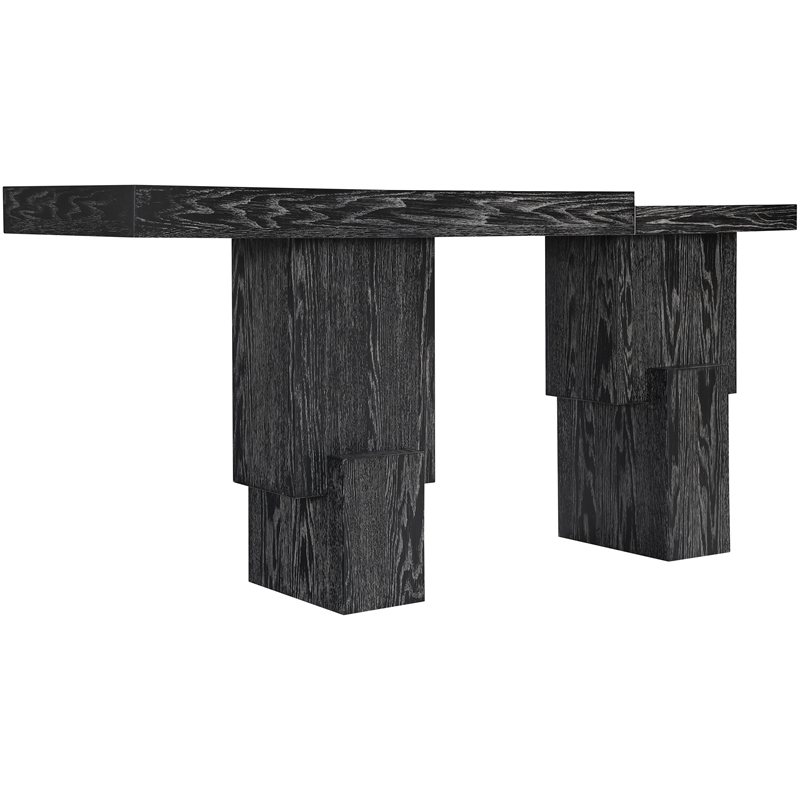 Meridian Furniture Anzio Black Solid Wood Console Table