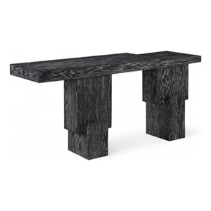 Meridian Furniture Anzio Black Solid Wood Console Table