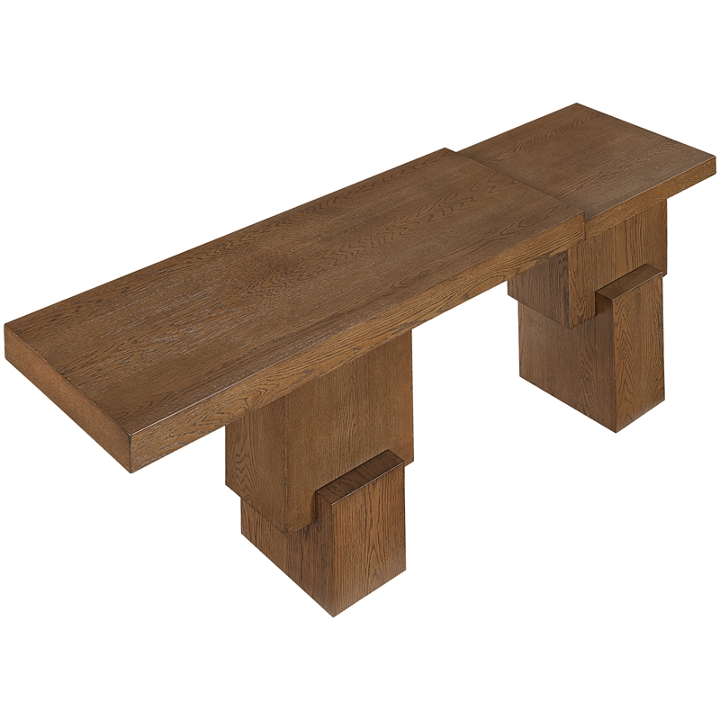 Meridian Furniture Anzio Brown Solid Wood Console Table