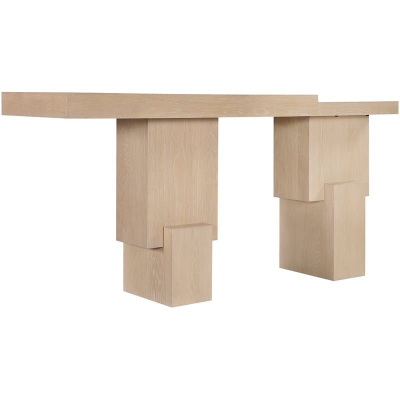 Meridian Furniture Anzio Natural Solid Wood Console Table