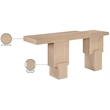 Meridian Furniture Anzio Natural Solid Wood Console Table