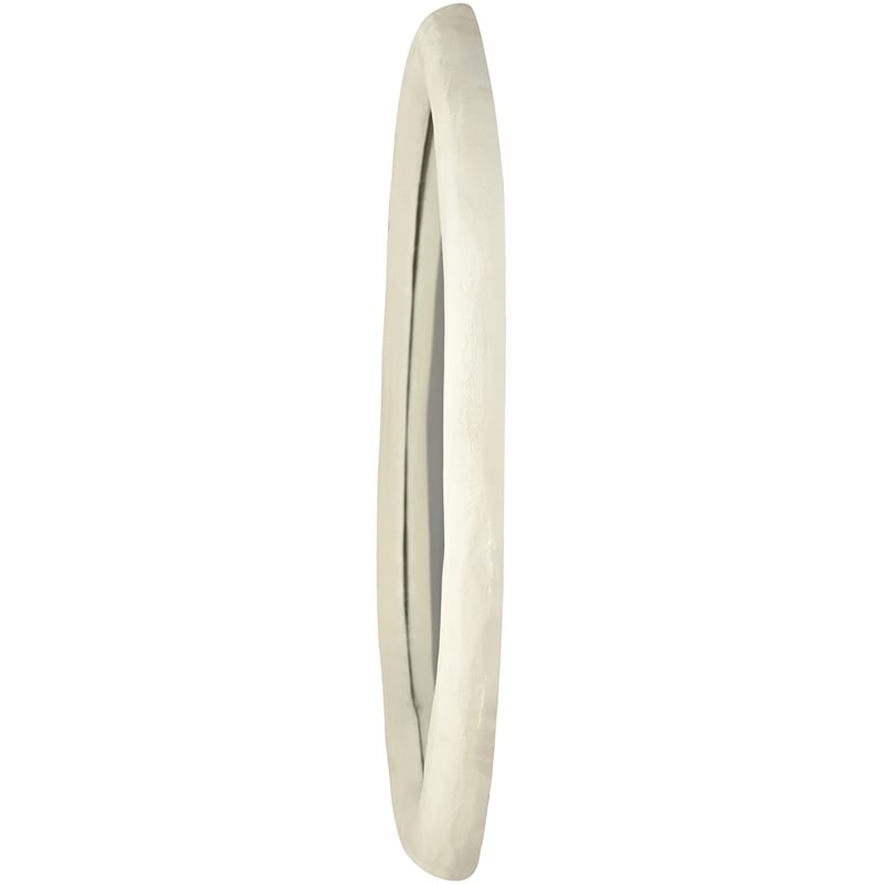 Meridian Furniture Armada Cream Aluminum Mirror