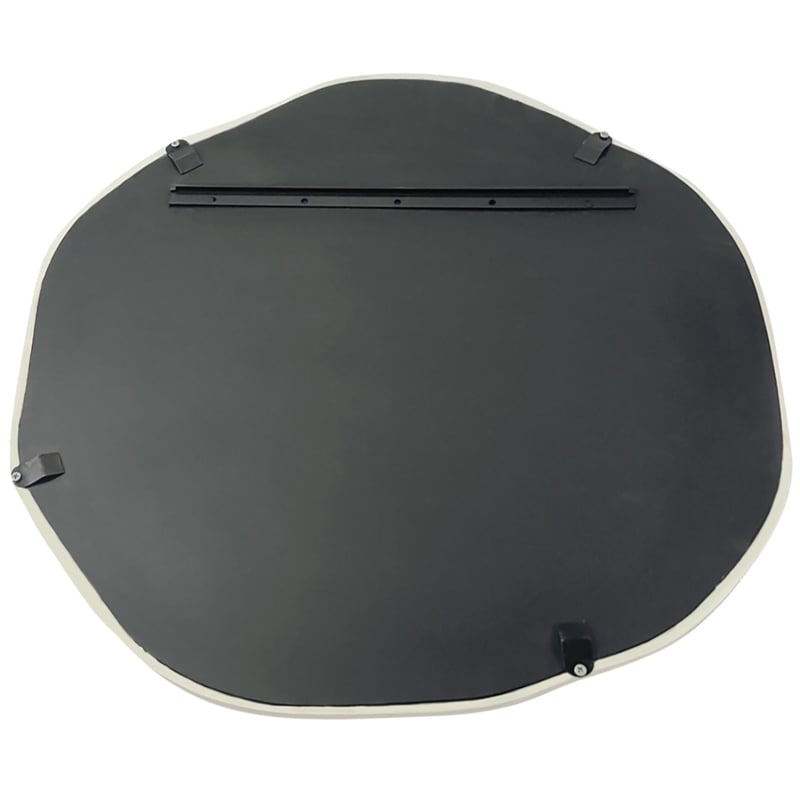 Meridian Furniture Armada Cream Aluminum Mirror