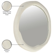 Meridian Furniture Armada Cream Aluminum Mirror