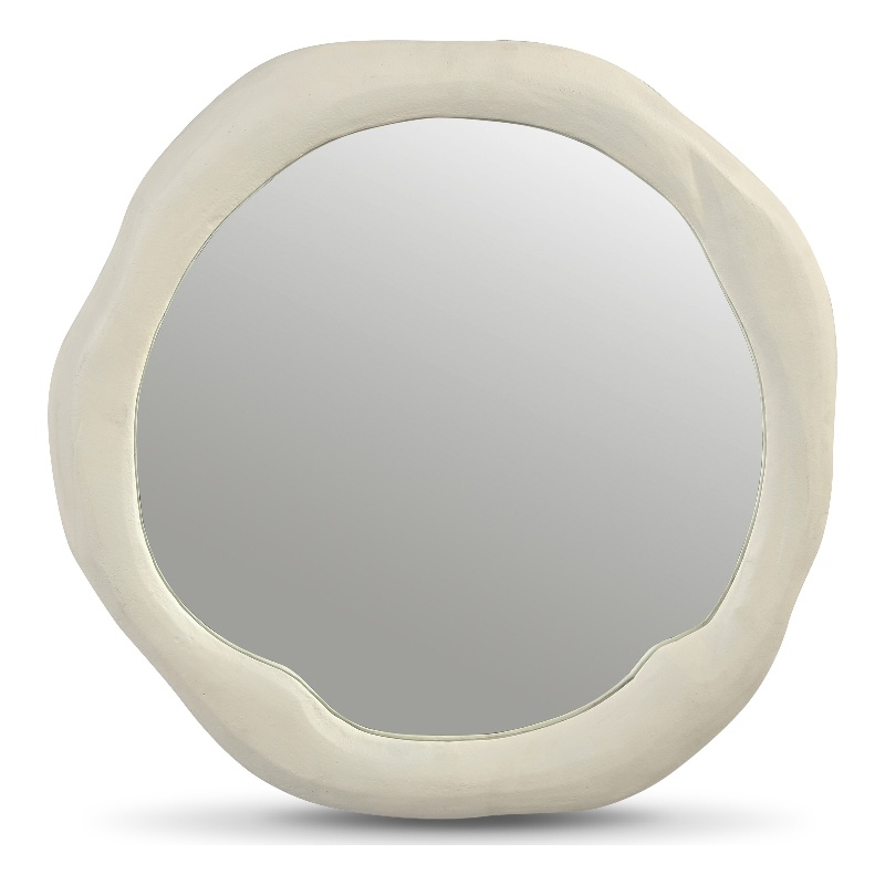 Meridian Furniture Armada Cream Aluminum Mirror