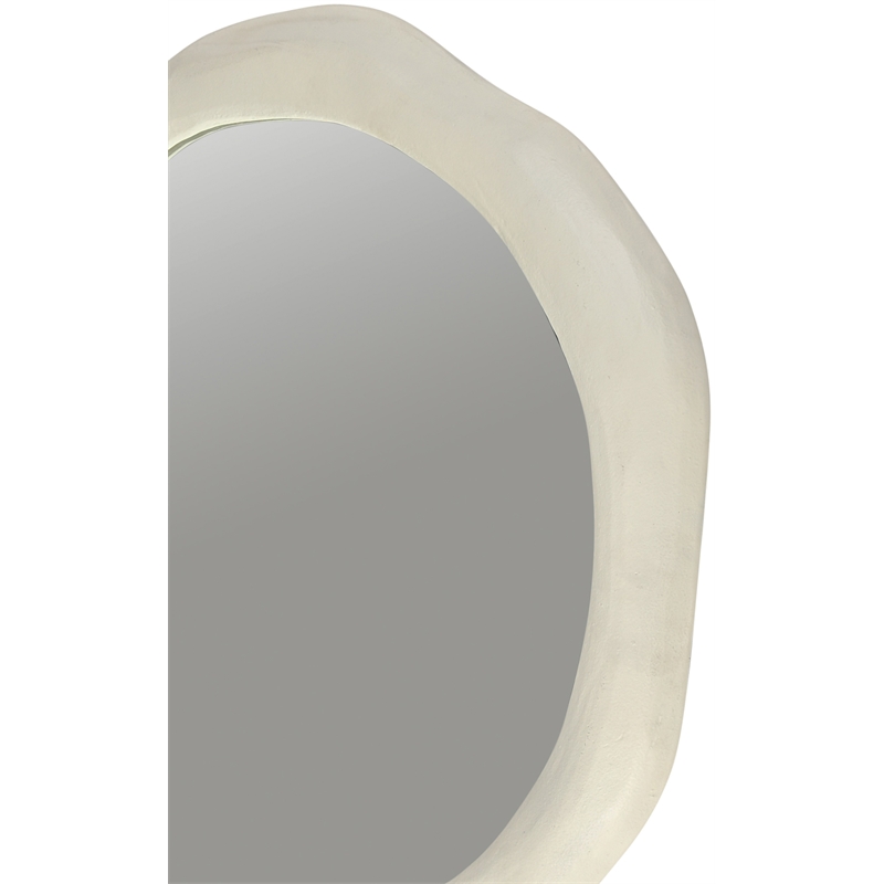 Meridian Furniture Armada Cream Aluminum Mirror