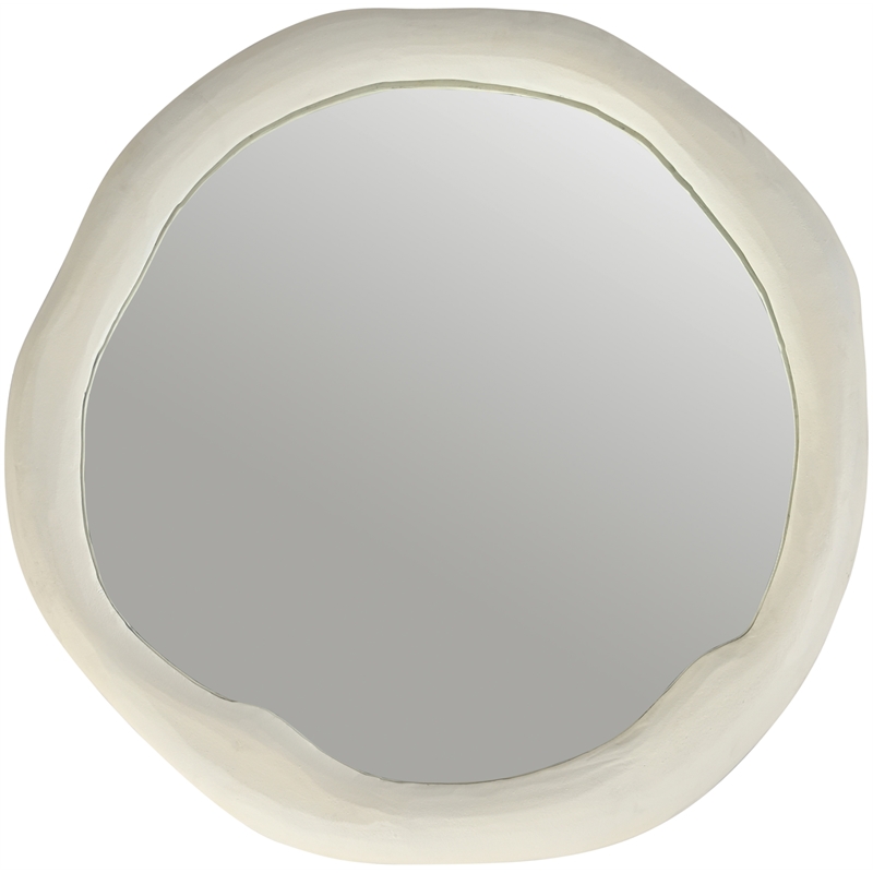 Meridian Furniture Armada Cream Aluminum Mirror