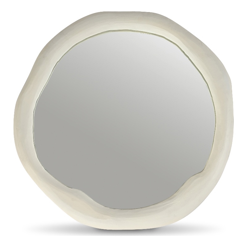 Meridian Furniture Armada Cream Aluminum Mirror