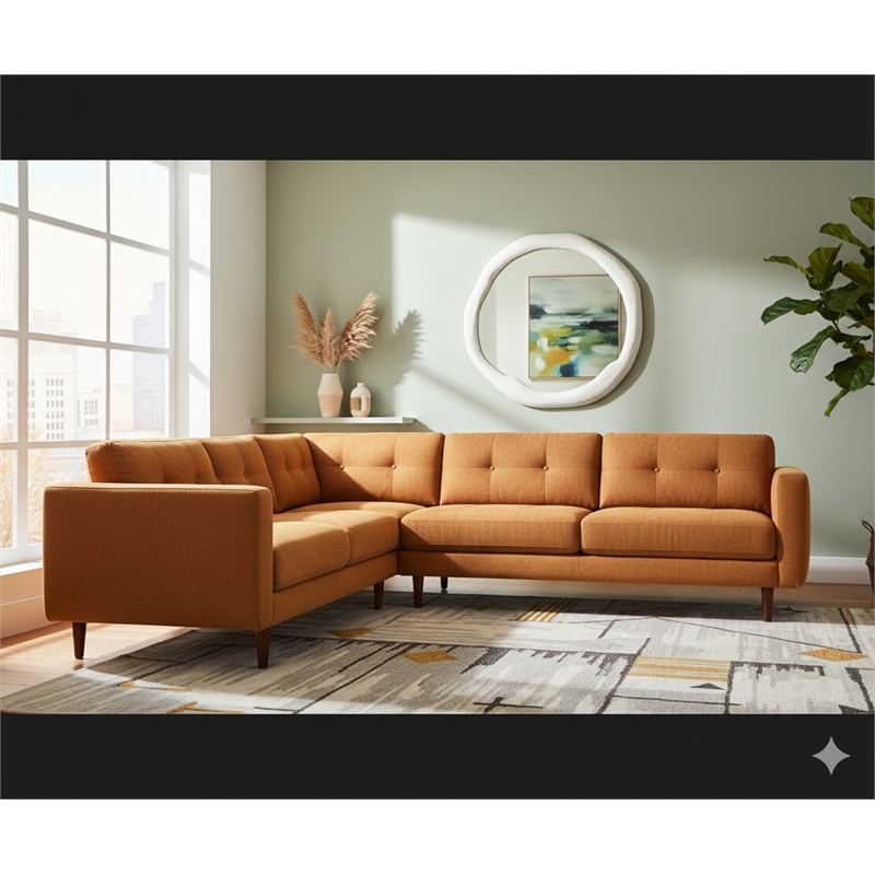 Meridian Furniture Armada Cream Aluminum Mirror