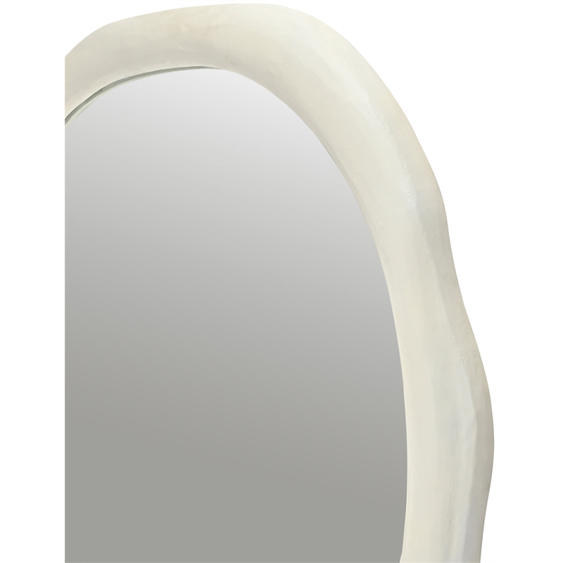 Meridian Furniture Armada Cream Aluminum Mirror