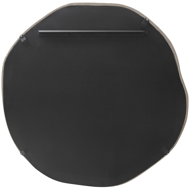 Meridian Furniture Armada Cream Aluminum Mirror