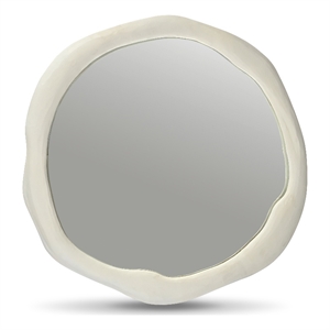 Meridian Furniture Armada Cream Aluminum Mirror
