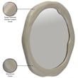Meridian Furniture Armada Taupe Aluminum Mirror