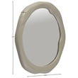 Meridian Furniture Armada Taupe Aluminum Mirror