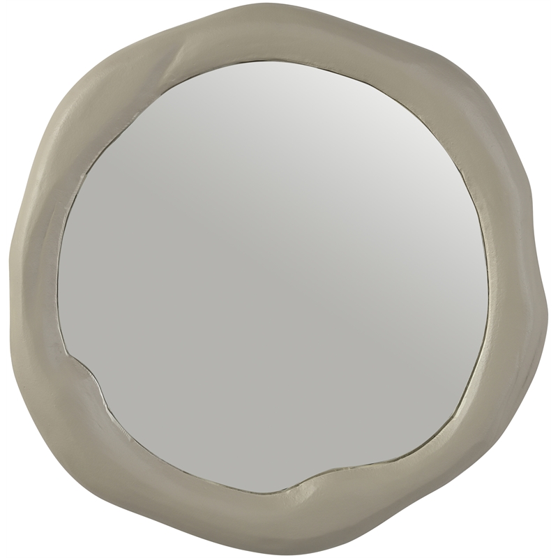 Meridian Furniture Armada Taupe Aluminum Mirror
