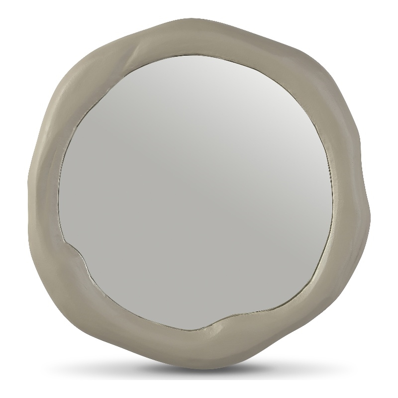 Meridian Furniture Armada Taupe Aluminum Mirror