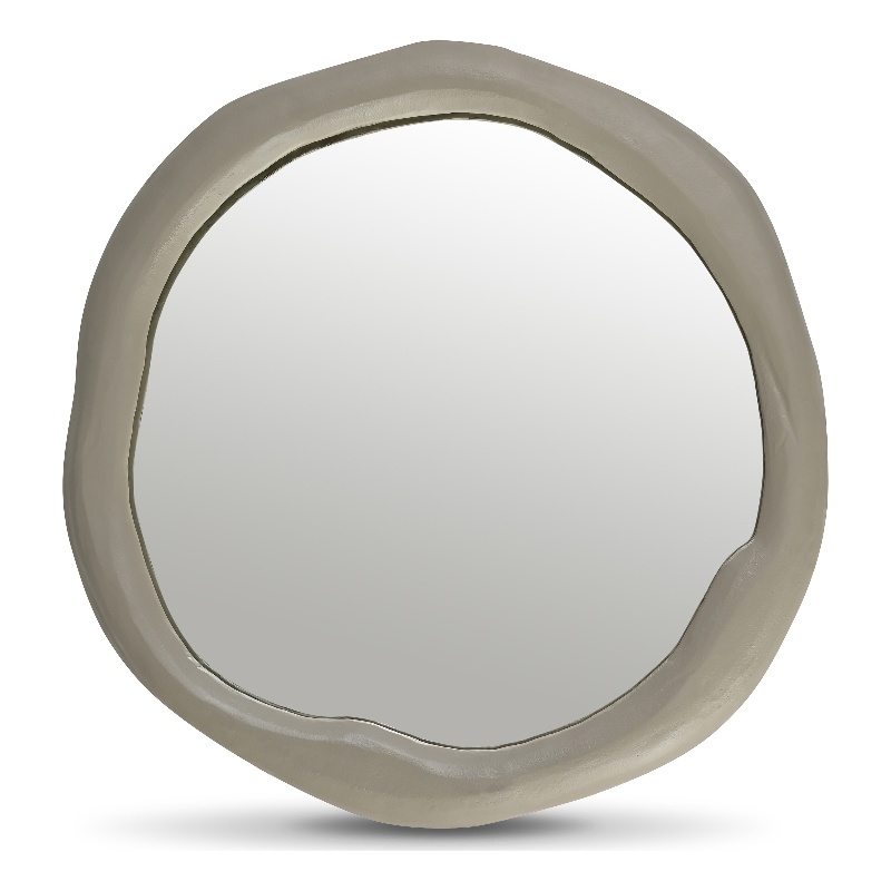 Meridian Furniture Armada Taupe Aluminum Mirror