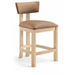 Meridian Furniture Lavrin Cognac Vegan Leather Counter Stool (Set of 2)