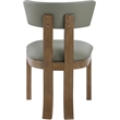 Meridian Furniture Lavrin Olive Vegan Leather Dining Side Chair (Set of 2)