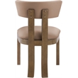 Meridian Furniture Lavrin Tan Vegan Leather Dining Side Chair (Set of 2)