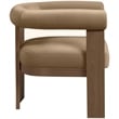Meridian Furniture Arienzo Beige Velvet Upholstered Accent Chair