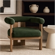 Meridian Furniture Arienzo Green Velvet Upholstered Accent Chair
