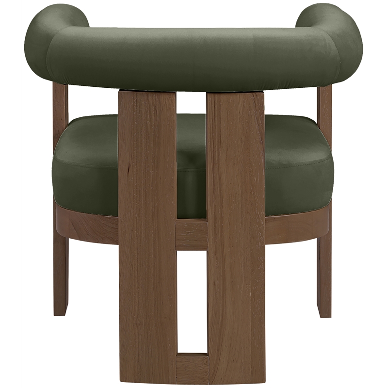 Meridian Furniture Arienzo Green Velvet Upholstered Accent Chair