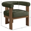 Meridian Furniture Arienzo Green Velvet Upholstered Accent Chair