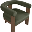 Meridian Furniture Arienzo Green Velvet Upholstered Accent Chair